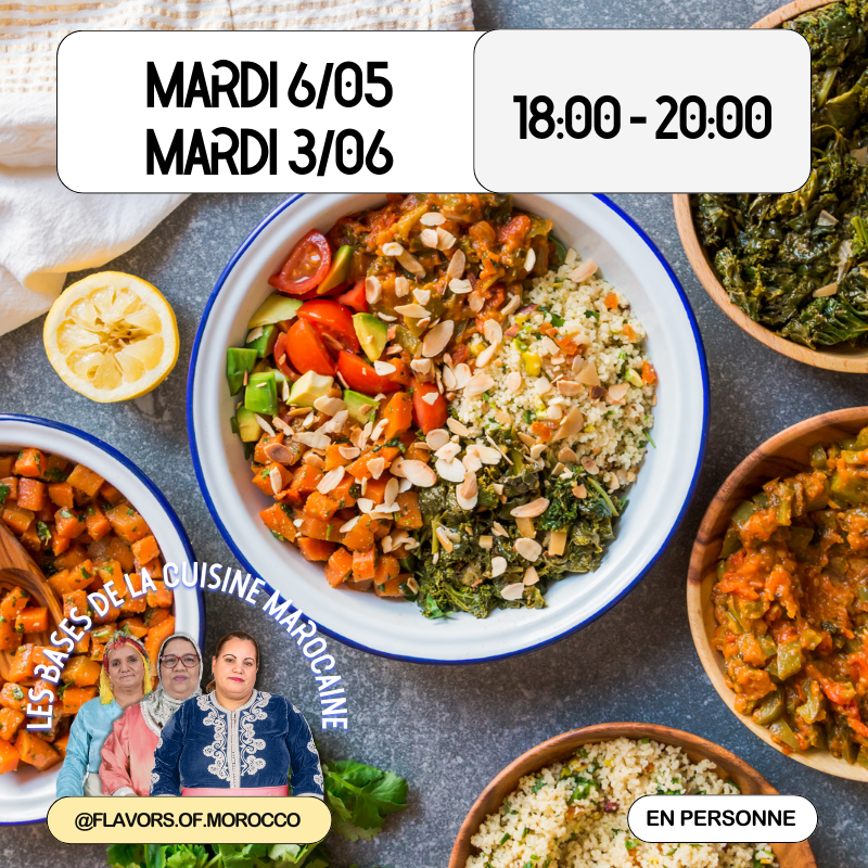 Entrées Marocaines Sucrées & Salées (Végétariennes !)