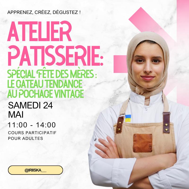 Atelier de Pâtisserie : Spécial Fête des Mères : Le Gâteau Tendance avec Piping Vintage