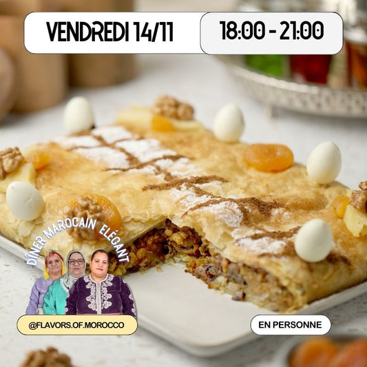 Friends Night: Dîner Marocain Elégant