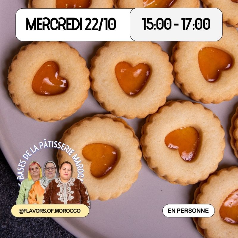 Les Bases de la cuisine marocaine : 4 ateliers de pâtisserie