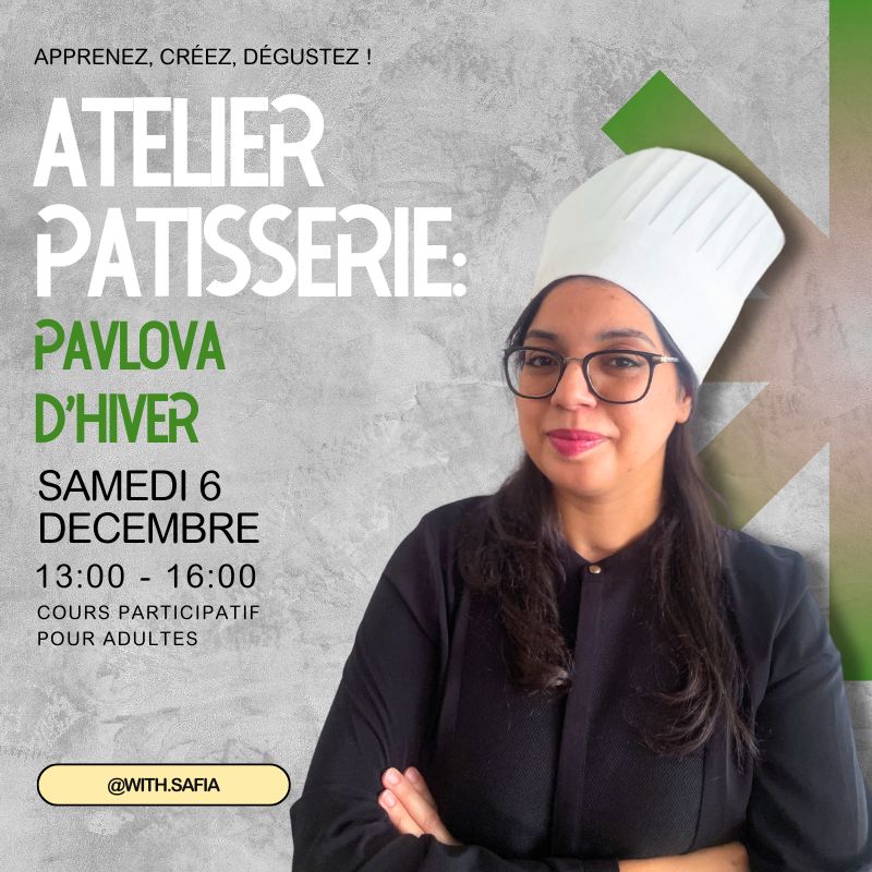 Atelier Patisserie: Pavlova d'hiver