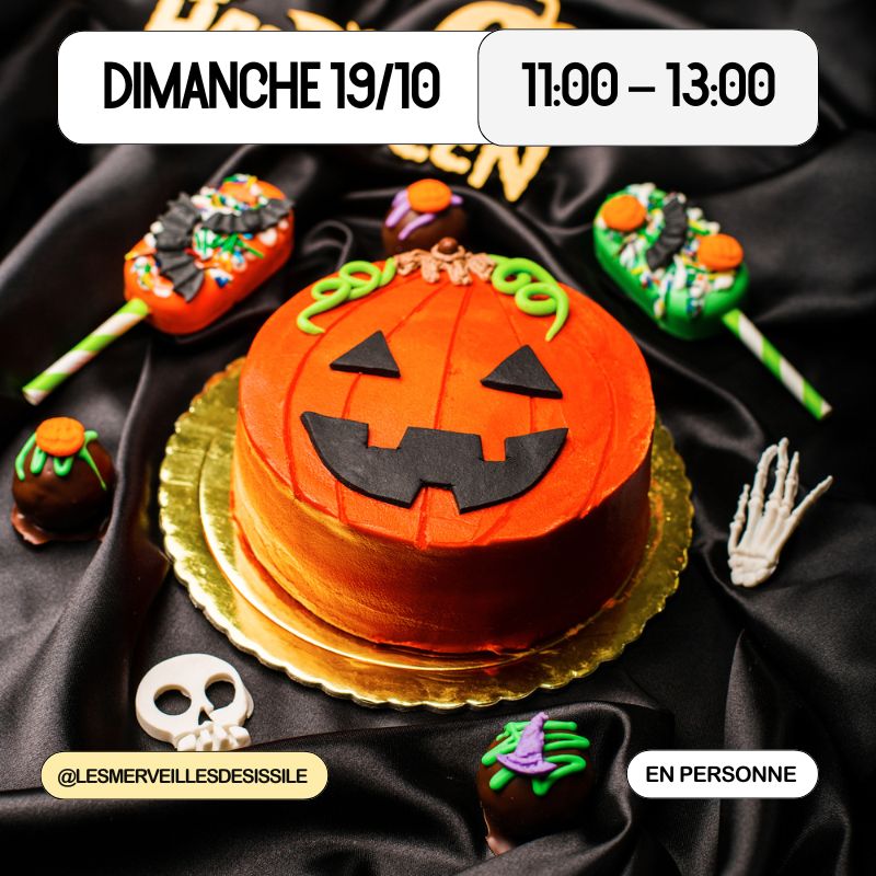 Baking Class: Bento cake Halloween