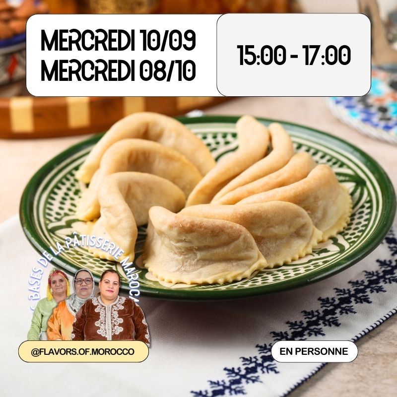 Les Bases de la cuisine marocaine : 4 ateliers de pâtisserie