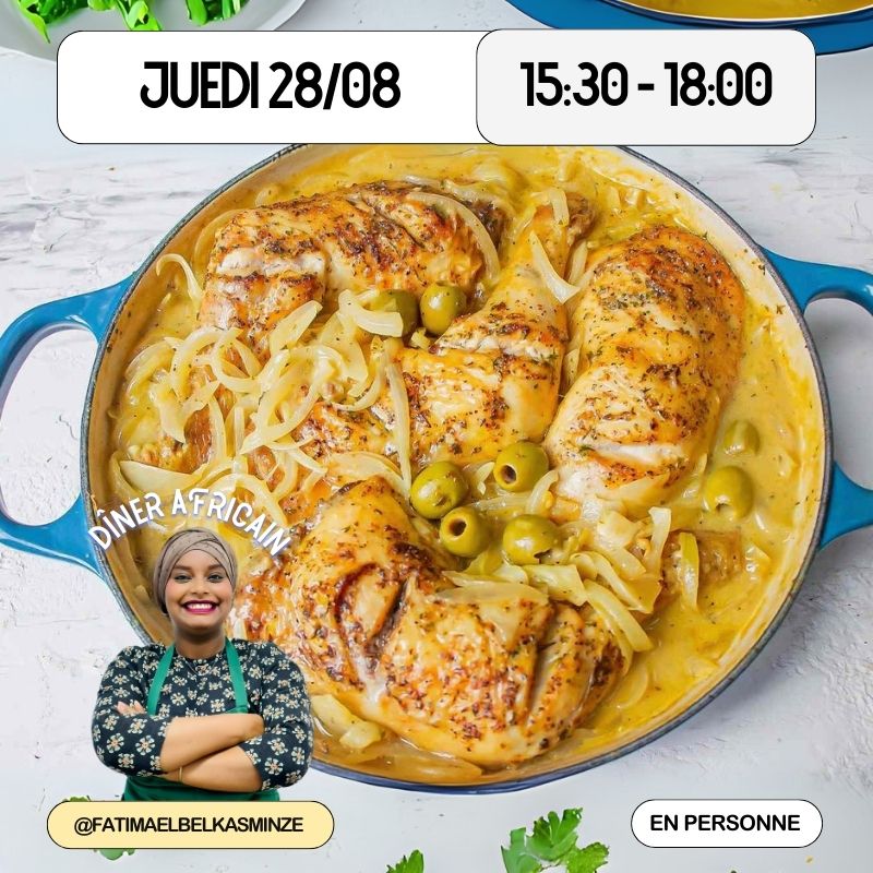 Friends Night: Dîner Africain - Poulet Yassa