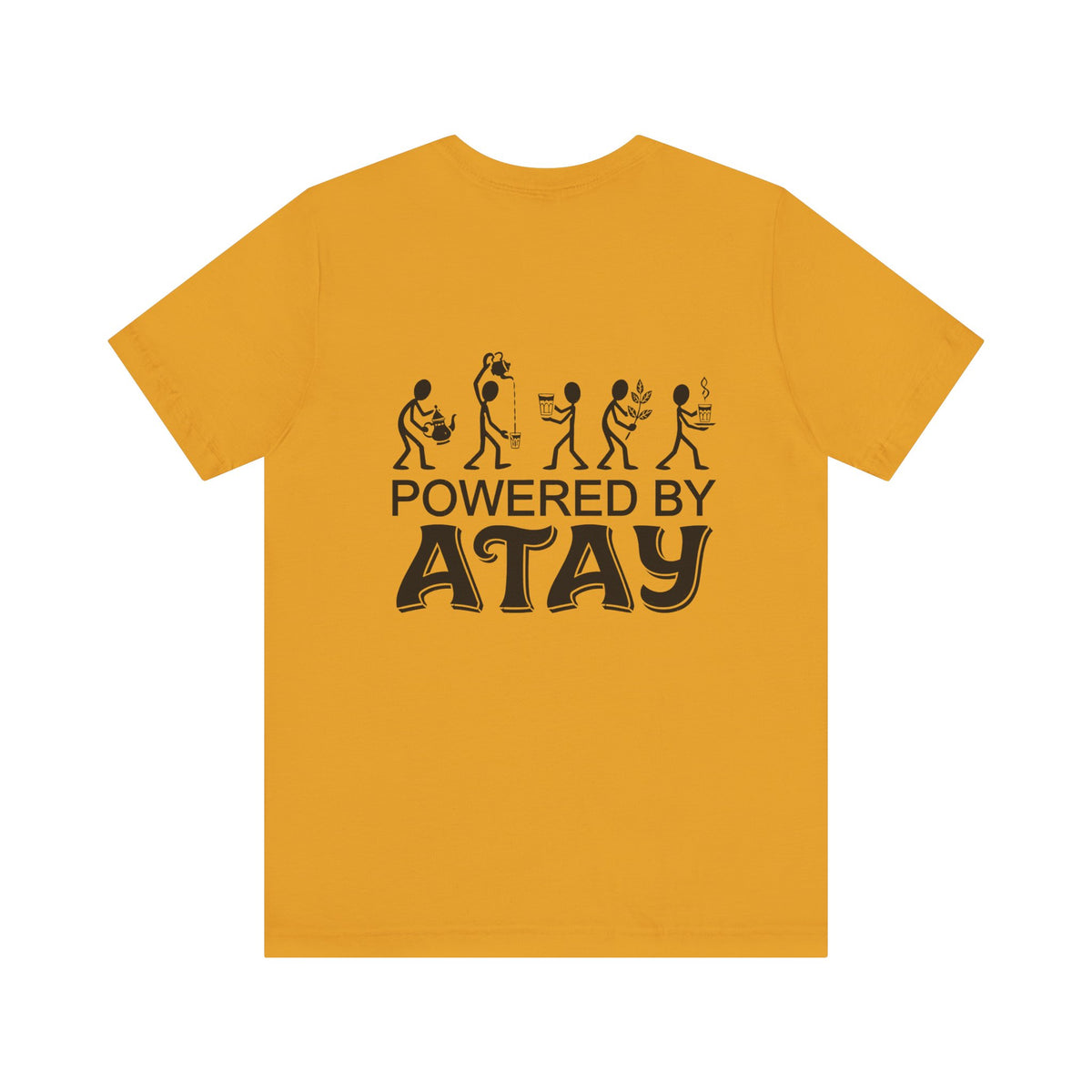 Powered by Atay T-Shirt | Evolution Coffee Tea Lovers Tee