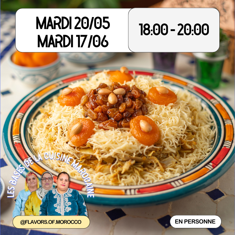Les Bases De La cuisine Marocaine: 4 Ateliers Culinaires