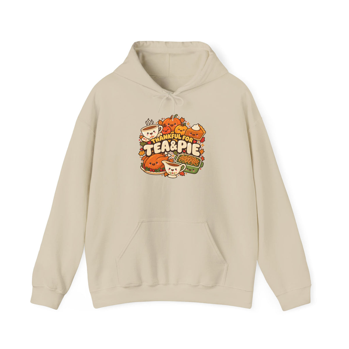 Thanksgiving  T-shirt - Emoji Tea and Pie