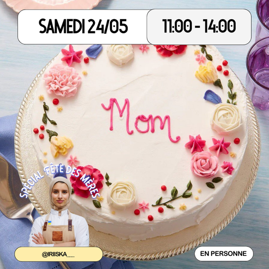 Atelier de Pâtisserie : Spécial Fête des Mères : Le Gâteau Tendance avec Piping Vintage