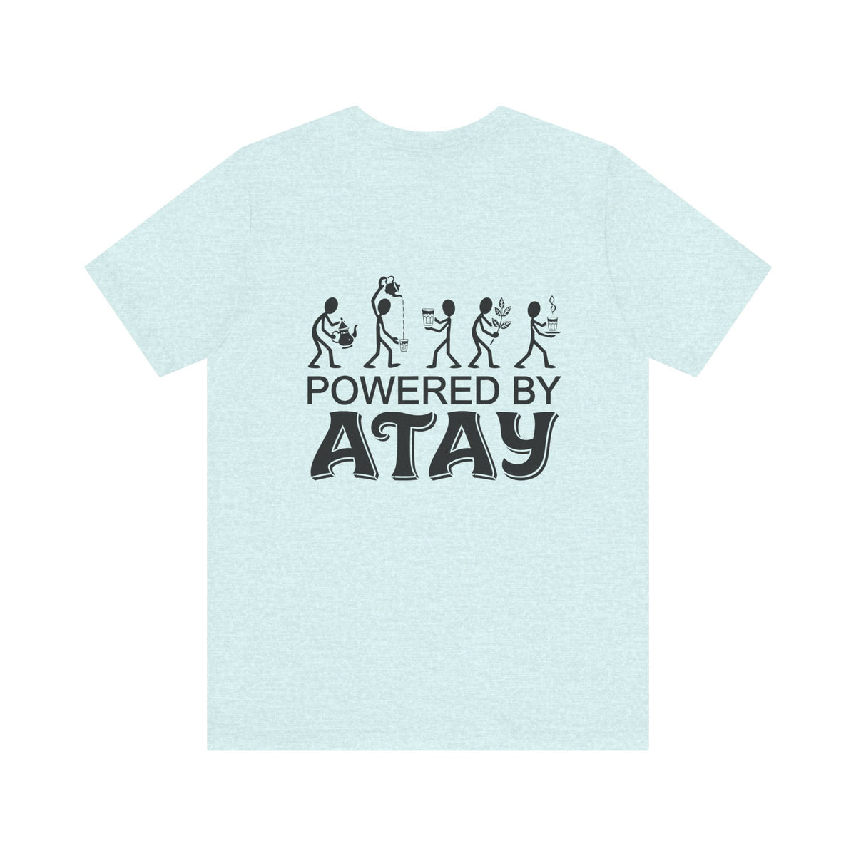 Powered by Atay T-Shirt | Evolution Coffee Tea Lovers Tee