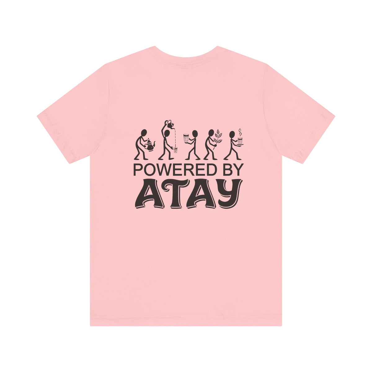 Powered by Atay T-Shirt | Evolution Coffee Tea Lovers Tee