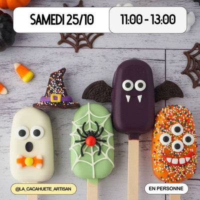 Atelier parents et enfants: Brownie Pops d’Halloween