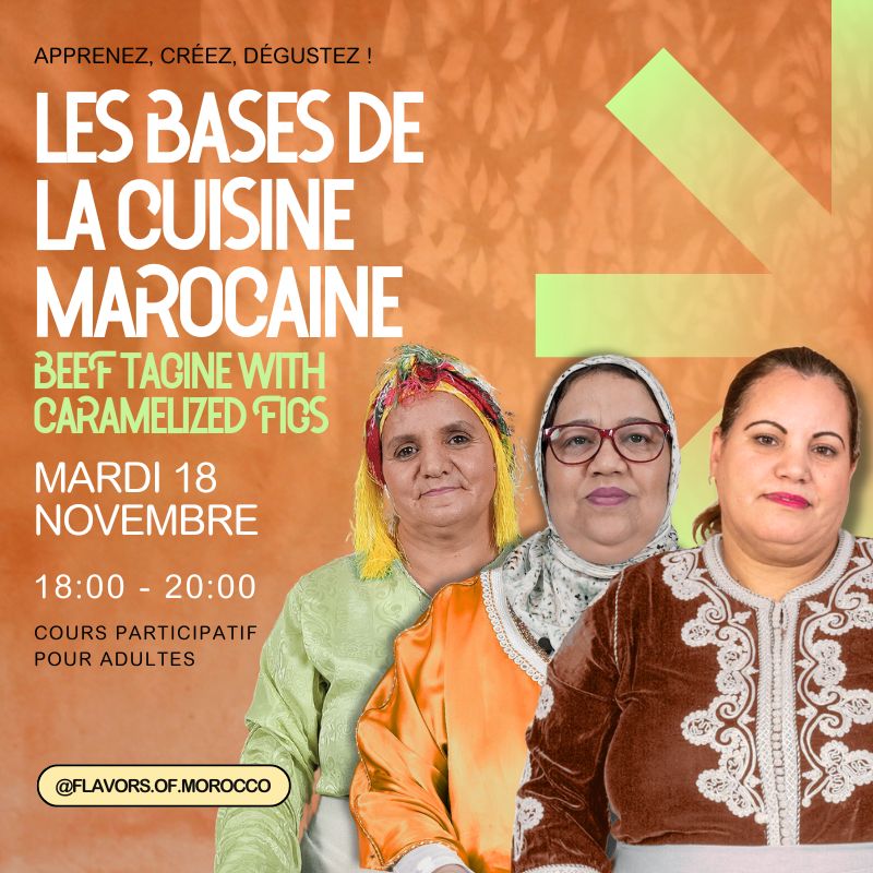 Tajine de bœuf aux figues sèches caramélisées
