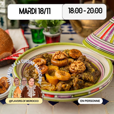 Tajine de bœuf aux figues sèches caramélisées