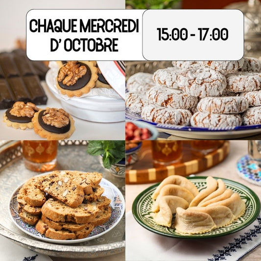 Les Bases de la cuisine marocaine : 4 ateliers de pâtisserie