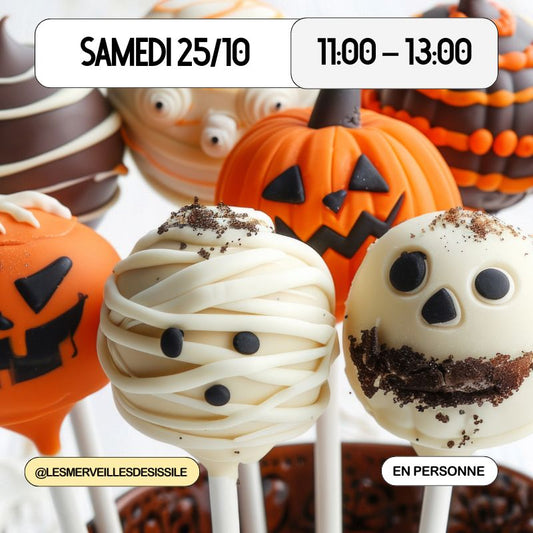 Atelier parents et enfants: Brownie Pops d’Halloween