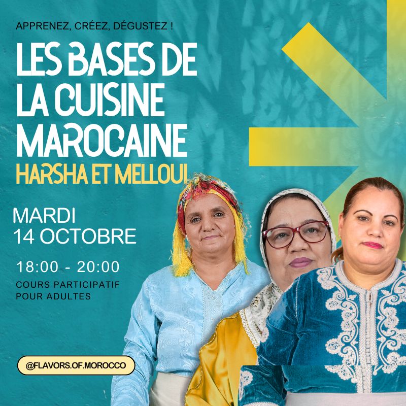 Pains Marocains : Harcha au Fromage & Msemen au Khlii