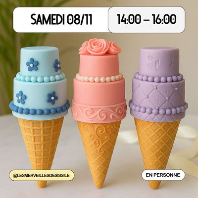 Atelier de Pâtisserie : Gâteaux en Cornet de Glace