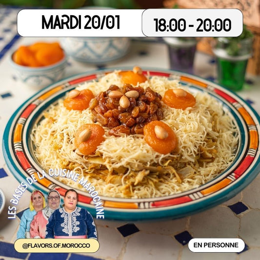 Les Bases de la Cuisine Marocaine : Seffa Madfouna