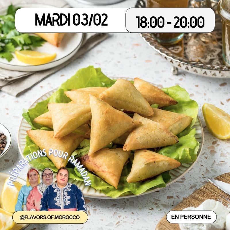 Préparation Ramadan : Briwats au poulet et Cigares végétariens