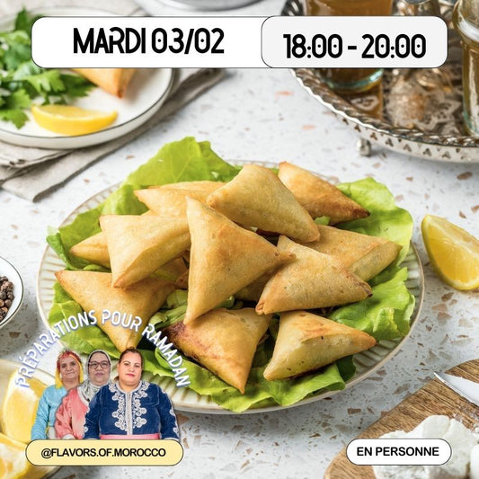 Préparation Ramadan : Briwats au poulet et Cigares végétariens