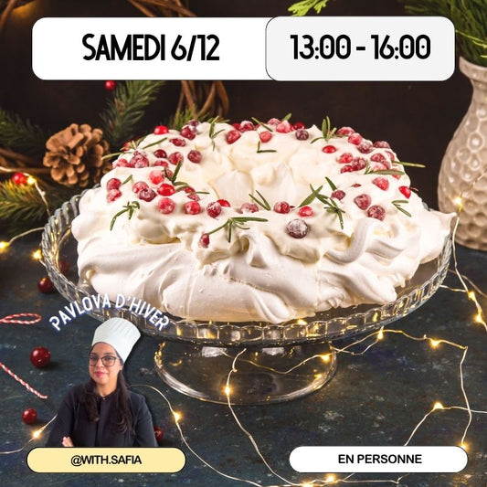 Atelier Patisserie: Pavlova d'hiver