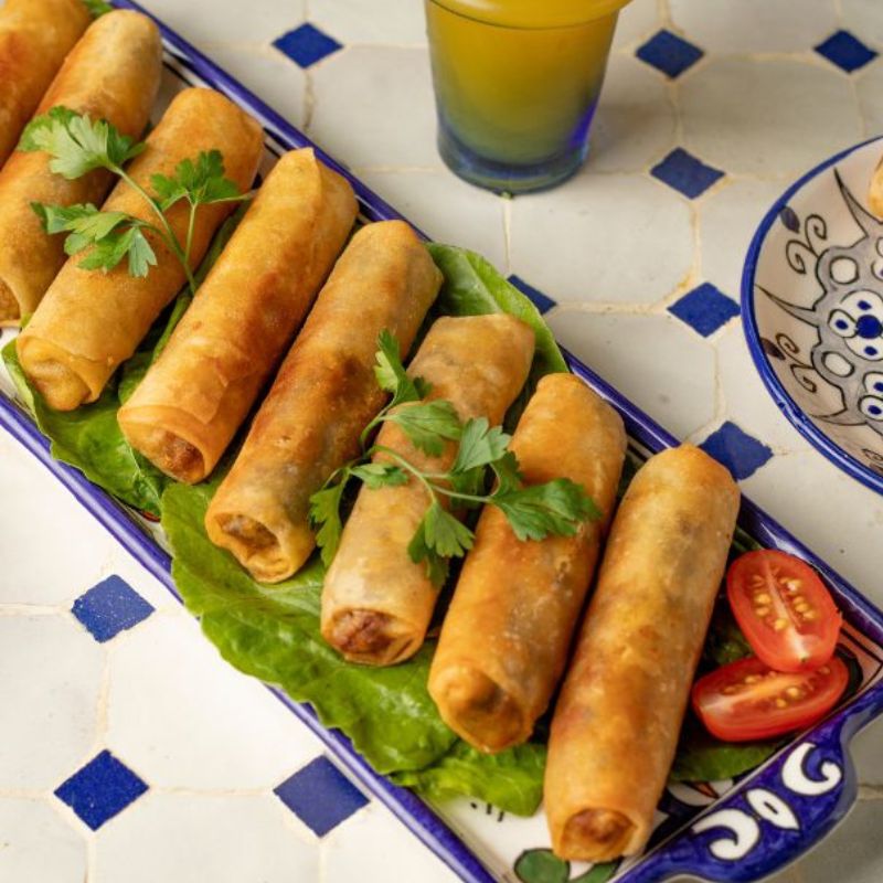 Préparation Ramadan : Briwats au poulet et Cigares végétariens