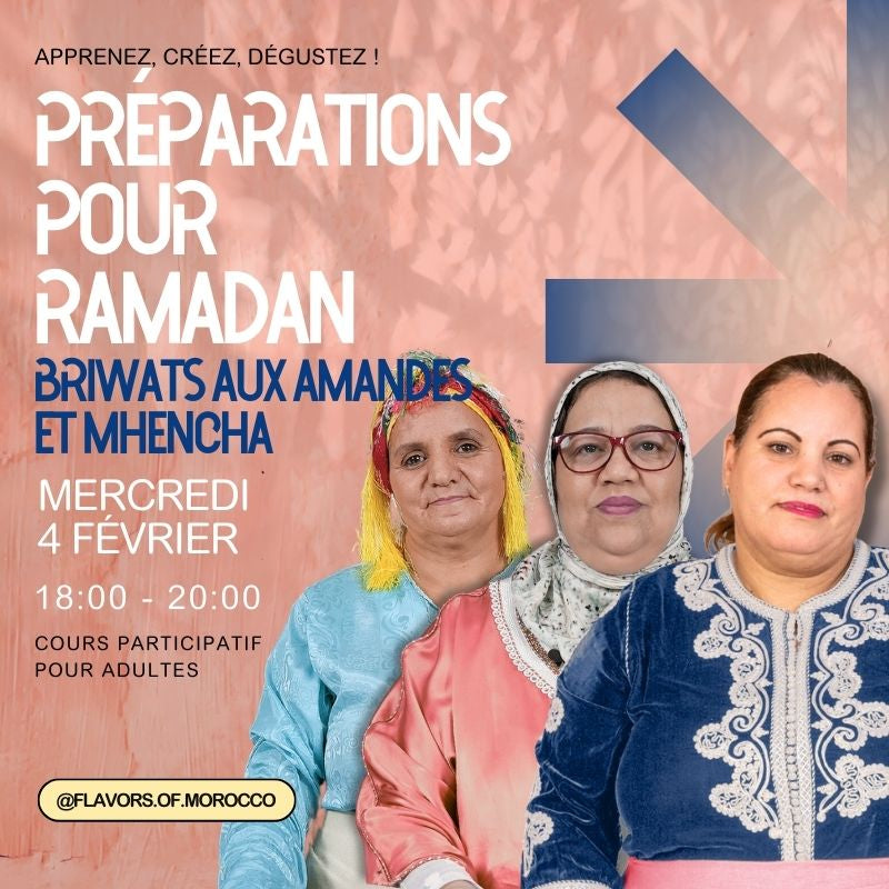 Préparation du Ramadan : Briwats aux amandes et Mhencha