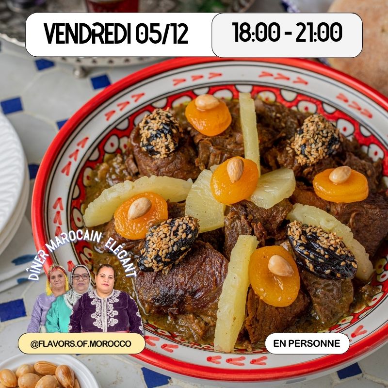 Friends Night: Dîner Marocain Raffiné