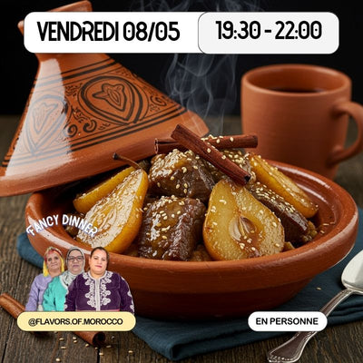 Soirée entre Amis : Un Dîner Marocain Élégant- Mai 8