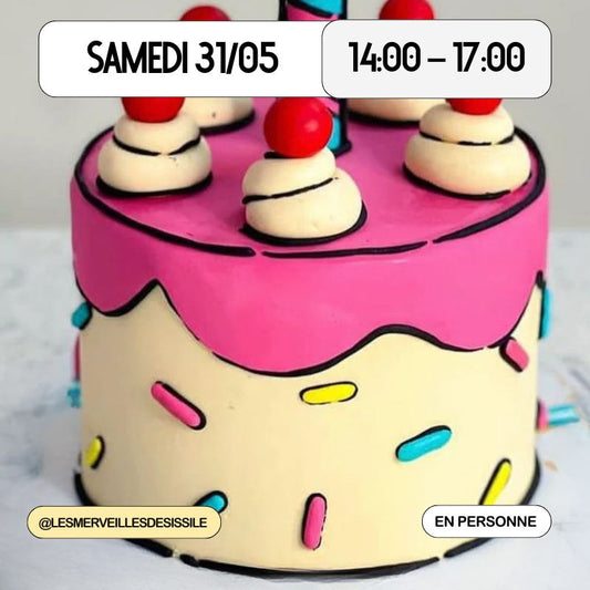 Baking Class: The Trending Cartoon Cake in 2D Style