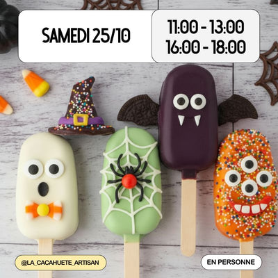 Atelier parents et enfants: Brownie Pops d’Halloween