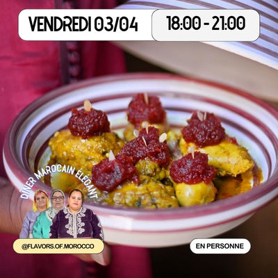 Friends night: Dîner Marocain Élégant