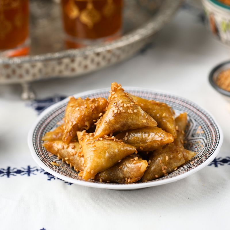 Préparation du Ramadan : Briwats aux amandes et Mhencha