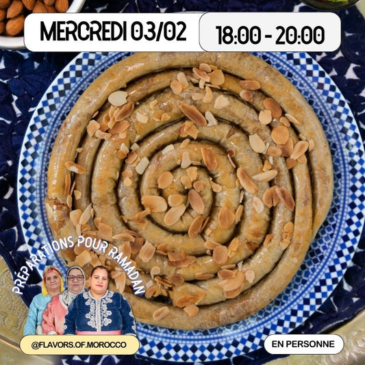 Préparation du Ramadan : Briwats aux amandes et Mhencha