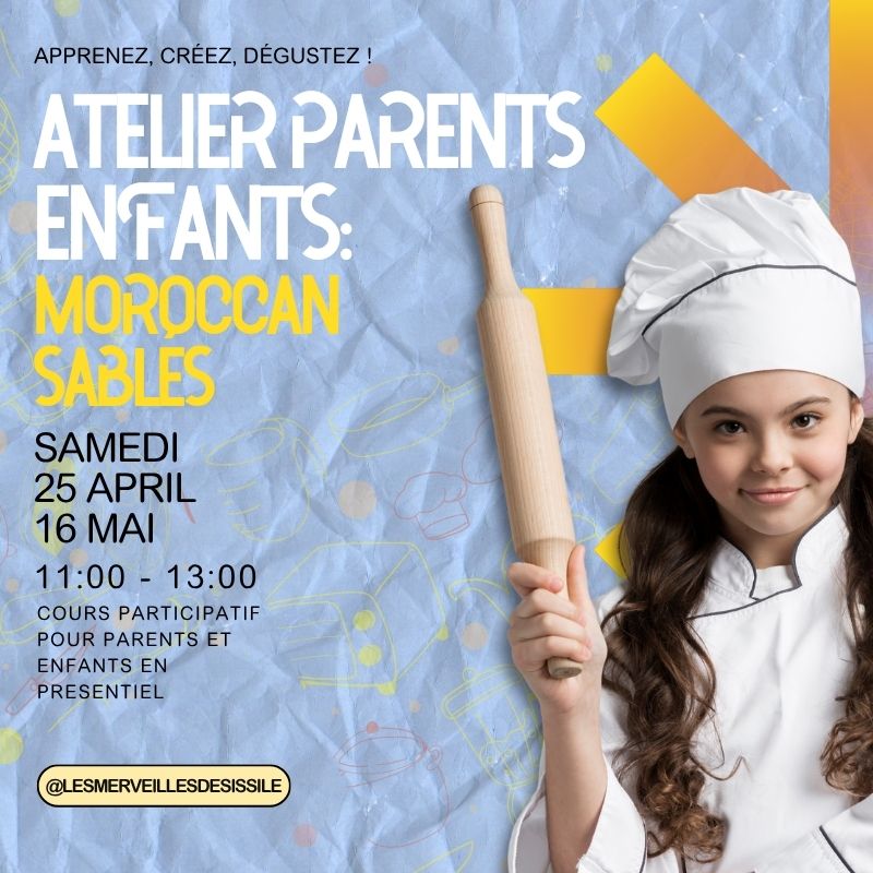Parents & Children Workshop: Moroccan Shortbread Cookies