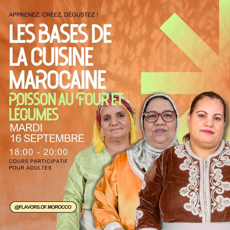 Poisson au four et légumes